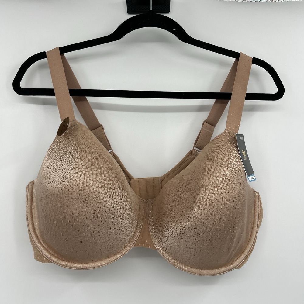 Wacoal Womens Back Appeal T-Shirt Underwire Bra Size 40DDD 40F Nude